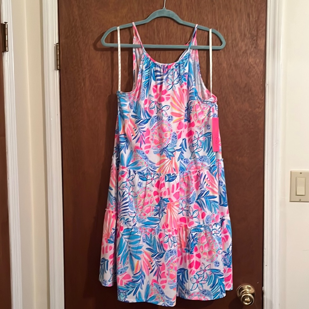 NWT Lilly Pulitzer, Evalyn Dress, Resort White Rainforest Retreat